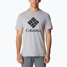 Koszulka trekkingowa męska Columbia CSC Basic Logo columbia grey heather/csc stacked logo