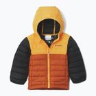 Kurtka dziecięca Columbia Powder Lite Hooded warm copper/mango/black