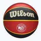 Piłka do koszykówki Wilson NBA Team Tribute Atlanta Hawks black/red rozmiar 7