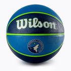 Piłka do koszykówki Wilson NBA Team Tribute Minnesota Timberwolves blue rozmiar 7