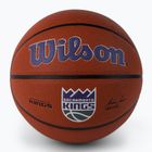 Piłka do koszykówki Wilson NBA Team Alliance Sacramento Kings brown rozmiar 7