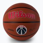 Piłka do koszykówki Wilson NBA Team Alliance Washington Wizards brown rozmiar 7
