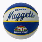 Piłka do koszykówki dziecięca Wilson NBA Team Retro Mini Denver Nuggets blue rozmiar 3
