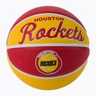 Piłka do koszykówki dziecięca Wilson NBA Team Retro Mini Houston Rockets red rozmiar 3
