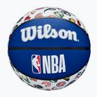 Piłka do koszykówki Wilson NBA All Team RWB blue/brown rozmiar 7