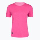 Koszulka do biegania damska Saucony Stopwatch SS fuchsia heather