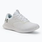 Buty treningowe damskie Under Armour W Charged Aurora 2 white/white/metallic warm silver