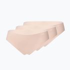 Stringi damskie Under Armour Pure Stretch Thong 3 pary beige/beige/white