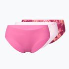 Majtki damskie Under Armour Pure Stretch Hipster Print 3 pary pace pink/dark cherry/afterglow