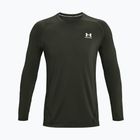 Longsleeve treningowy męski Under Armour UA Hg Armour Fitted baroque green/white