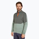 Bluza męska icebreaker Merino 400 RealFleece Descender LS Zip galaxy/ moss/ cb