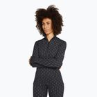 Bluza termoaktywna damska icebreaker Merino 260 Vertex LS HZ On-Piste black/ snow/j