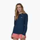 Longsleeve damski Patagonia P-6 Logo Responsibili-Tee tidepool blue