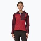 Kurtka softshell damska Patagonia R1 CrossStrata Hoody touring red