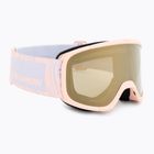 Gogle narciarskie dziecięce Salomon Lumi Flash Jr tropical peach/flash gold