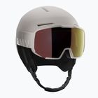 Kask narciarski Salomon Osmo Pro Sigma Photo grey violet/poppy red