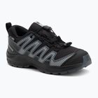 Buty trekkingowe dziecięce Salomon XA Pro 3D V8 Waterproof black/turbulence/quarry