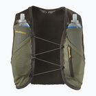 Kamizelka do biegania Salomon Active Skin 4 Gravel Set wren/deep lichen green/spicy mustard