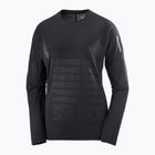 Longsleeve do biegania męski Salomon Sense Aero Tee GFX deep black/black