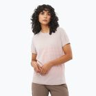 Koszulka do biegania damska Salomon Sense Aero Tee GFX etherea/neon flame