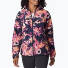 Bluza polarowa damska Columbia Benton Springs Printed Fleece wild geranium/wisterian
