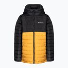 Kurtka dziecięca Columbia Powder Lite Hooded raw honey/shark
