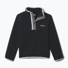 Bluza polarowa dziecięca Columbia Halvetia II Half Snap Fleece black/city grey