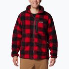 Bluza polarowa męska Columbia Winter Pass Printed Fleece mountain red check