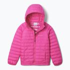 Kurtka ocieplana dziecięca Columbia Powder Lite II Hooded pink ice
