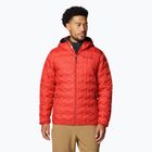 Kurtka puchowa męska Columbia Delta Ridge II Down Hooded sail red