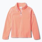 Bluza polarowa dziecięca Columbia Glacial Fleece hot coral