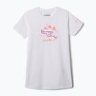 Koszulka trekkingowa dziecięca Columbia Mission Lake Graphic white/weaving waterscape