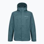 Bluza trekkingowa męska Columbia Triple Canyon Grid Fleece Full Zip II compass blue heather/black