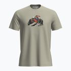 Koszulka trekkingowa męska icebreaker Merino 150 Tech Lite SS Tee Catch Me Outside ashen
