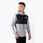 Bluza trekkingowa męska The North Face MA FZ light grey hthr/black
