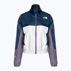 Kurtka przeciwwiatrowa damska The North Face Mountain Athletics Wind Full Zip white/lunar slate/blue