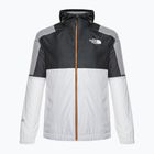 Kurtka przeciwwiatrowa męska The North Face Mountain Athletics Wind Full Zip white/asphalt grey