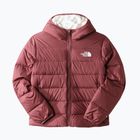 Kurtka dziecięca The North Face Reversible North Down Hooded wild ginger