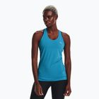 Koszulka treningowa damska Under Armour HeatGear Armour Racer capri/metallic silver