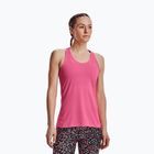 Koszulka treningowa damska Under Armour HeatGear Armour Racer pink punk/metallic silver