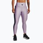 Legginsy treningowe damskie Under Armour Project Rock HG Ankle purple luxe