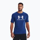 Koszulka męska Under Armour Sportstyle Logo blue mirage/white/white