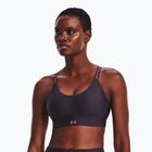Biustonosz treningowy Under Armour Infinity Covered Mid tux purple/pink shock