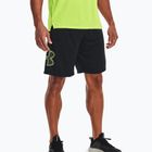 Spodenki treningowe męskie Under Armour Tech Graphic black/lime surge