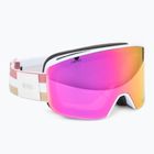 Gogle narciarskie damskie Giro Ella white lx stripe/pink/infrared