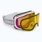 Gogle narciarskie damskie Giro Moxie white & grey chute/ amber pink/yellow