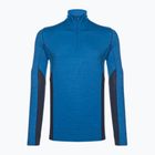 Bluza termoaktywna męska Smartwool Merino Sport 1/4 Zip laguna blue/deep navy