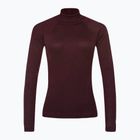 Bluza termoaktywna damska Smartwool Thermal Merino Rib Turtleneck black cherry heather