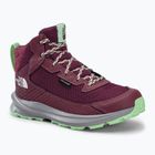 Buty turystyczne dziecięce The North Face Fastpack Hiker Mid WP red violet/wild ginger
