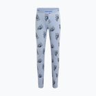 Spodnie termoaktywne dziecięce icebreaker Merino 200 Oasis Bear Tour zinc blue/aop